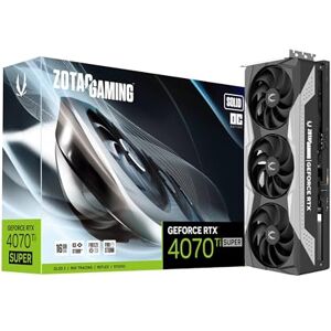 ZOTAC Gaming GeForce RTX 4070 Ti Super Solid OC DLSS 3 16GB GDDR6X 256-bit 21 Gbps PCIE 4.0 Tarjeta gráfica para Juegos, IceStorm 2.0 Advanced Cooling, ZT-D40730RC-10P ZOTAC Gaming GeForce RTX 4070 Ti Super Solid OC DLSS 3 16GB GDDR6X 256-bit 21 Gbps PCIE 4.0 Tarjeta gráfica para Juegos, IceStorm 2.0 Advanced Cooling, ZT-D40730RC-10P