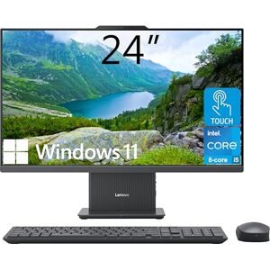 Lenovo IdeaCentre Computadora de sobremesa todo en uno, visualización táctil FHD de 24 pulgadas, procesador Intel Core i5-13420H de 8 núcleos, 32 GB DDR5, SSD de 1 TB, Wi-Fi 6, entrada y salida HDMI Lenovo IdeaCentre Computadora de sobremesa todo en uno, visualización táctil FHD de 24 pulgadas, procesador Intel Core i5-13420H de 8 núcleos, 32 GB DDR5, SSD de 1 TB, Wi-Fi 6, entrada y salida HDMI