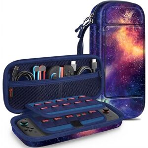 Fintie Carrying Case for Nintendo Switch 2 (2025), Shockproof Hard Shell Switch 2 Case, Protective Cover Portable Travel Bag with Game Card Slots & Inner Pocket for Accessories, Galaxy Fintie Carrying Case for Nintendo Switch 2 (2025), Shockproof Hard Shell Switch 2 Case, Protective Cover Portable Travel Bag with Game Card Slots & Inner Pocket for Accessories, Galaxy