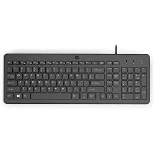 HP Teclado con Cable 150, USB, en Español, Windows/Mac OS, Negro (664R5AA) HP Teclado con Cable 150, USB, en Español, Windows/Mac OS, Negro (664R5AA)