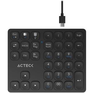 Acteck Teclado numerico Inspire Pad Pro TN480, Inalambrico, Bluetooth, Negro Acteck Teclado numerico Inspire Pad Pro TN480, Inalambrico, Bluetooth, Negro