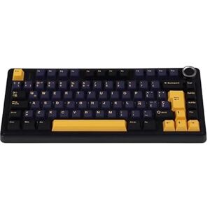 AULA Teclado Gamer F75 Pro Triple Conexión, Español, Switch LEOBOG Reaper (Negro/Amarillo) AULA Teclado Gamer F75 Pro Triple Conexión, Español, Switch LEOBOG Reaper (Negro/Amarillo)