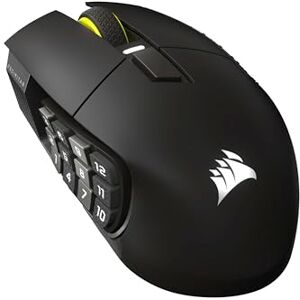 Corsair Scimitar Elite Wireless SE MMO Ratón para Juegos – 33,000 dpi, 16 Botones Programables, Key Slider Ajustable, Elgato Virtual Stream Deck, 1K Hyper-Polling PC, PS5, PS4, Xbox, Mac – Gunmetal Corsair Scimitar Elite Wireless SE MMO Ratón para Juegos – 33,000 dpi, 16 Botones Programables, Key Slider Ajustable, Elgato Virtual Stream Deck, 1K Hyper-Polling PC, PS5, PS4, Xbox, Mac – Gunmetal