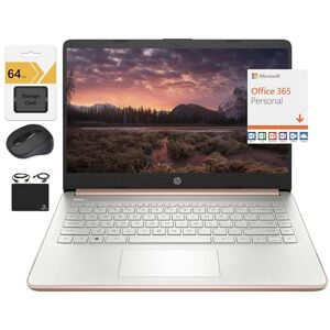 HP Nuevo portátil ultra ligero de 14 pulgadas, procesador Intel Celeron de cuatro núcleos, 4 GB de RAM, 128 GB (64 GB eMMC+ 64 GB), Wi-Fi, hasta 11 horas, Windows 11 S + 1 año Office HP Nuevo portátil ultra ligero de 14 pulgadas, procesador Intel Celeron de cuatro núcleos, 4 GB de RAM, 128 GB (64 GB eMMC+ 64 GB), Wi-Fi, hasta 11 horas, Windows 11 S + 1 año Office