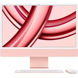 Apple Computadora de Escritorio Todo-en-uno iMac 2023 con Chip M3: CPU de 8 núcleos,GPU de 10 núcleos,Pantalla Retina 4.5K de 24 Pulgadas,8 GB de Memoria unificada,512 GB de Almacenamiento SSD.Rosa Apple Computadora de Escritorio Todo-en-uno iMac 2023 con Chip M3: CPU de 8 núcleos,GPU de 10 núcleos,Pantalla Retina 4.5K de 24 Pulgadas,8 GB de Memoria unificada,512 GB de Almacenamiento SSD.Rosa