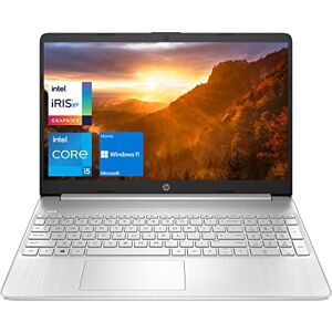 HP Laptop portátil, pantalla Full HD de 15.6 pulgadas, procesador Intel Core i5-1135G7, 16 GB DDR4 RAM, 1 TB PCIe NVMe SSD, lector de huellas dactilares, Wi-Fi, Bluetooth, Windows 11 Home, plateado HP Laptop portátil, pantalla Full HD de 15.6 pulgadas, procesador Intel Core i5-1135G7, 16 GB DDR4 RAM, 1 TB PCIe NVMe SSD, lector de huellas dactilares, Wi-Fi, Bluetooth, Windows 11 Home, plateado