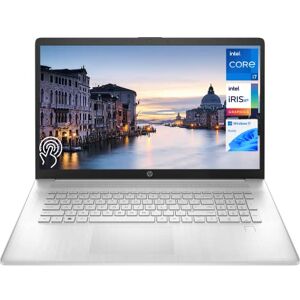 HP Portátil más nuevo, visualización táctil HD+ de 17.3 pulgadas, procesador Intel Core i7-1255U de 12ª generación, 16 GB de RAM, SSD PCIe de 512 GB, teclado retroiluminado, lector de huellas dactilares, Wi-Fi, Windows 11 Home, plateado HP Portátil más nuevo, visualización táctil HD+ de 17.3 pulgadas, procesador Intel Core i7-1255U de 12ª generación, 16 GB de RAM, SSD PCIe de 512 GB, teclado retroiluminado, lector de huellas dactilares, Wi-Fi, Windows 11 Home, plateado