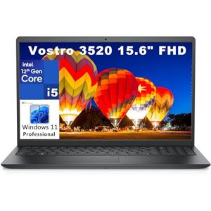 Dell Vostro 3000 Series 3520 15.6" FHD 120Hz computadora portátil empresarial, 12ª generación Intel 10-Core i5-1235U (Beat i7-1195G7), 32GB DDR4 RAM, 1TB PCIe SSD, 802.11ac WiFi, Bluetooth, Negro, Dell Vostro 3000 Series 3520 15.6" FHD 120Hz computadora portátil empresarial, 12ª generación Intel 10-Core i5-1235U (Beat i7-1195G7), 32GB DDR4 RAM, 1TB PCIe SSD, 802.11ac WiFi, Bluetooth, Negro,