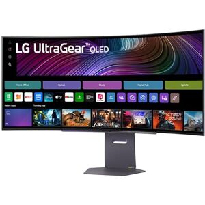 LG Monitor 45" Ultragear™ OLED WQHD 240Hz 0.03ms G-Sync Compatible 800R Curved Gaming Monitor with webOS LG Monitor 45" Ultragear™ OLED WQHD 240Hz 0.03ms G-Sync Compatible 800R Curved Gaming Monitor with webOS
