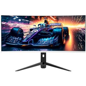 Balam Rush Monitor Gamer Curvo 34" VA/Extreme Earth Pro MGP34C / 4K WQHD R1500 / 165 Hz / 1 ms/Pip PBP/Altura Ajustable / 2xHDMI 2.1 / 2xDP / Blanco Balam Rush Monitor Gamer Curvo 34" VA/Extreme Earth Pro MGP34C / 4K WQHD R1500 / 165 Hz / 1 ms/Pip PBP/Altura Ajustable / 2xHDMI 2.1 / 2xDP / Blanco