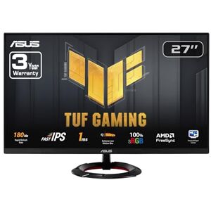 Asus TUF Gaming Monitor 1080P de 27 pulgadas (VG279Q3R) Full HD, 180Hz, IPS rápido, Extreme Low Motion Blur, 1ms, FreeSync, Overdrive variable, Shadow Boost, Cuidado de los ojos, 100% sRGB, garantía Asus TUF Gaming Monitor 1080P de 27 pulgadas (VG279Q3R) Full HD, 180Hz, IPS rápido, Extreme Low Motion Blur, 1ms, FreeSync, Overdrive variable, Shadow Boost, Cuidado de los ojos, 100% sRGB, garantía