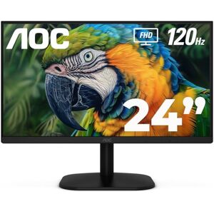 AOC 24B35H3 Monitor LED IPS Full HD (1920 x 1080) de 120 Hz, sincronización adaptativa, VGA y HDMI, sin Parpadeo, luz Azul Baja, Listo para HDR, VESA, Ajuste de inclinación, Respetuoso con el Medio AOC 24B35H3 Monitor LED IPS Full HD (1920 x 1080) de 120 Hz, sincronización adaptativa, VGA y HDMI, sin Parpadeo, luz Azul Baja, Listo para HDR, VESA, Ajuste de inclinación, Respetuoso con el Medio