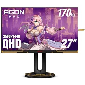 AOC Agon Pro AG275QXL Monitor Oficial de Juego de torneos de 27 Pulgadas, QHD 2K 170Hz 1ms, Compatible con G-Sync, Ajuste de Altura, PS5 Xbox Switch AOC Agon Pro AG275QXL Monitor Oficial de Juego de torneos de 27 Pulgadas, QHD 2K 170Hz 1ms, Compatible con G-Sync, Ajuste de Altura, PS5 Xbox Switch