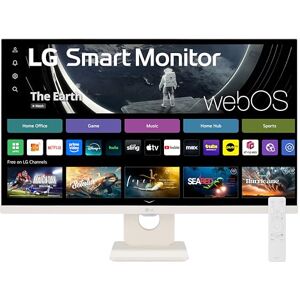 LG 27SR50F-W Monitor inteligente de 27 puadas FHD (1920 x 1080), pantalla IPS webOS 23, HDR 10, x2 altavoces integrados, AirPlay 2, Compartir Pantalla, Bluetooth, aplicación ThinQ, control remoto LG 27SR50F-W Monitor inteligente de 27 puadas FHD (1920 x 1080), pantalla IPS webOS 23, HDR 10, x2 altavoces integrados, AirPlay 2, Compartir Pantalla, Bluetooth, aplicación ThinQ, control remoto