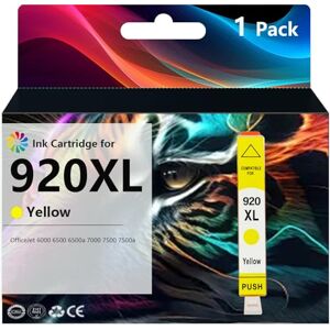 ERNITH Cartuchos De Tinta 920XL Compatibles con El Cartucho De Tinta para HP 920 XL Compatible con Las Impresoras para HP OfficeJet 6000 6500 6500a 7000 7500 7500a Yellow ERNITH Cartuchos De Tinta 920XL Compatibles con El Cartucho De Tinta para HP 920 XL Compatible con Las Impresoras para HP OfficeJet 6000 6500 6500a 7000 7500 7500a Yellow