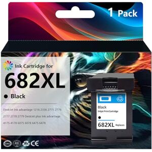 ERNITH Paquete Combinado De Cartuchos De Tinta 682XL Compatibles para HP 682 XL Impresoras para HP DeskJet Ink Advantage 1216 2336 2775 2776 2777 2778 Black ERNITH Paquete Combinado De Cartuchos De Tinta 682XL Compatibles para HP 682 XL Impresoras para HP DeskJet Ink Advantage 1216 2336 2775 2776 2777 2778 Black