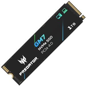 Acer Predator GM7 M.2 1 TB PCI Express 4.0 NVMe Acer Predator GM7 M.2 1 TB PCI Express 4.0 NVMe