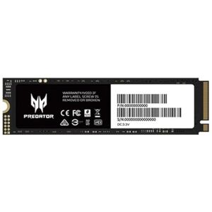 Acer SSD Predator GM7 512 GB, M.2, PCI Express 4.0 Lectura 7200 MB/s, Escritura 3800 MB/s Acer SSD Predator GM7 512 GB, M.2, PCI Express 4.0 Lectura 7200 MB/s, Escritura 3800 MB/s