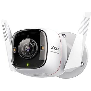Tapo TP-Link C325WB, Cámara de Seguridad Wi-Fi para Exteriores, Claridad de luz Diurna por la Noche, Definición de 4MP, Detección de Persona/Mascota/vehículo, Funciona con Alexa y Google Home Tapo TP-Link C325WB, Cámara de Seguridad Wi-Fi para Exteriores, Claridad de luz Diurna por la Noche, Definición de 4MP, Detección de Persona/Mascota/vehículo, Funciona con Alexa y Google Home