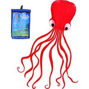 Hengda kite -Beautiful Large Easy Flyer Kite for Kids Red software octopus-It's BIG! 31 Inches Wide with Long Tail 157 Inches Long-Perfect for Beach or Park by Hengda kite -Beautiful Large Easy Flyer Kite for Kids Red software octopus-It's BIG! 31 Inches Wide with Long Tail 157 Inches Long-Perfect for Beach or Park by