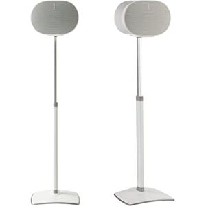 Sanus Soportes de altavoz ajustables en altura para Sonos Era 300™ Ajuste de altura de 17 pulgadas, soporte Sonos incluye puntas de alfombra y almohadillas para orejas de goma, fácil de instalar y Sanus Soportes de altavoz ajustables en altura para Sonos Era 300™ Ajuste de altura de 17 pulgadas, soporte Sonos incluye puntas de alfombra y almohadillas para orejas de goma, fácil de instalar y