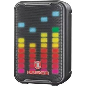 Kaiser Bocina con Micrófono Bafle Recargable BB 8" Pulgadas Luz Reactiva Bluetooth FM Micro SD Auxiliar Bass 10W RMS MSA-0108 Kaiser Bocina con Micrófono Bafle Recargable BB 8" Pulgadas Luz Reactiva Bluetooth FM Micro SD Auxiliar Bass 10W RMS MSA-0108
