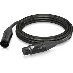 Behringer PMC-500 Cable para microfono, Negro/Negro Behringer PMC-500 Cable para microfono, Negro/Negro