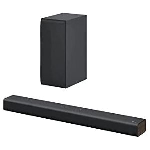 LG Sound Bar y subwoofer inalámbrico S40Q 2.1 Canales, Audio de Cine en casa, Negro LG Sound Bar y subwoofer inalámbrico S40Q 2.1 Canales, Audio de Cine en casa, Negro