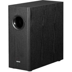 Edifier T5s Subwoofer activo alimentado con 70 W RMS, woofer de 8 pulgadas de largo alcance, altavoz de graves profundos (35 Hz), amplificador incorporado, baja distorsión, selector de fase y Edifier T5s Subwoofer activo alimentado con 70 W RMS, woofer de 8 pulgadas de largo alcance, altavoz de graves profundos (35 Hz), amplificador incorporado, baja distorsión, selector de fase y