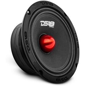 DS18 PRO-GM6B Loudspeaker 6.5", Midrange, Red Aluminum Bullet, 480W MAX, 140W RMS, 8 Ohms Premium Quality Audio Door Speakers for Car or Truck Stereo Sound System (1 Speaker) DS18 PRO-GM6B Loudspeaker 6.5", Midrange, Red Aluminum Bullet, 480W MAX, 140W RMS, 8 Ohms Premium Quality Audio Door Speakers for Car or Truck Stereo Sound System (1 Speaker)