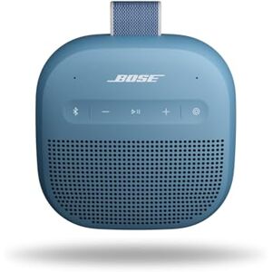 Bose New SoundLink Altavoz Bluetooth Micro portátil, Altavoz inalámbrico para Exteriores, hasta 12 Horas de duración de la batería, Impermeable y a Prueba de Polvo, Color Azul Oscuro Bose New SoundLink Altavoz Bluetooth Micro portátil, Altavoz inalámbrico para Exteriores, hasta 12 Horas de duración de la batería, Impermeable y a Prueba de Polvo, Color Azul Oscuro