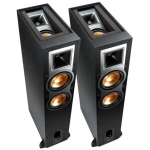 Klipsch Referencia R-26FA Dolby Atmos Altavoces de pie, 100W RMS de potencia en el canal principal, negro, par Klipsch Referencia R-26FA Dolby Atmos Altavoces de pie, 100W RMS de potencia en el canal principal, negro, par