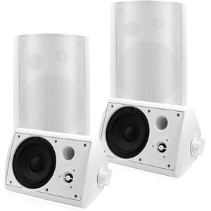 STUDIOFINIX Altavoces pasivos de Exterior de 6,5 Pulgadas con 800 vatios y Graves potentes, Altavoces de Pared Resistentes al Agua para Patio y jardín (2 Pares, Blanco) STUDIOFINIX Altavoces pasivos de Exterior de 6,5 Pulgadas con 800 vatios y Graves potentes, Altavoces de Pared Resistentes al Agua para Patio y jardín (2 Pares, Blanco)