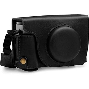 MegaGear MG1892 Ever Ready Funda de Piel auténtica para cámara Compatible con Fujifilm X100V, Color Negro MegaGear MG1892 Ever Ready Funda de Piel auténtica para cámara Compatible con Fujifilm X100V, Color Negro