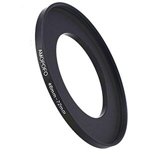 AMOPOFO Adaptador de anillo de metal de 46 mm a 72 mm, anillo adaptador de lente para filtros UV, ND, CPL, compatible con todas las lentes de cámara de 46 mm y accesorios de 72 mm AMOPOFO Adaptador de anillo de metal de 46 mm a 72 mm, anillo adaptador de lente para filtros UV, ND, CPL, compatible con todas las lentes de cámara de 46 mm y accesorios de 72 mm
