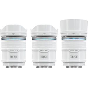 Sirui Sniper Autofocus Lens Set, F1.2 Gran Angular APS-C Camera Lens for A5 A6 A7 FX A9 ZV-E Series (E Mount, White) Sirui Sniper Autofocus Lens Set, F1.2 Gran Angular APS-C Camera Lens for A5 A6 A7 FX A9 ZV-E Series (E Mount, White)