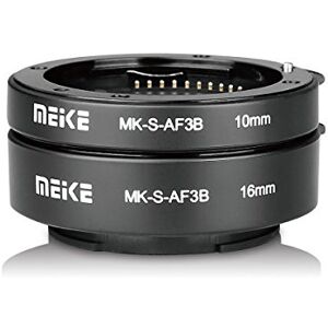 Meike MK-S-AF3B Plastic Auto Focus Macro Extension Tube Adapter Ring 10mm 16mm for Sony E-Mount FE-Mount Mirrorless Camera A7 A7M2 NEX3 MEX5 NEX6 NEX7 A5000 A6000 A6300 A6500 etc Meike MK-S-AF3B Plastic Auto Focus Macro Extension Tube Adapter Ring 10mm 16mm for Sony E-Mount FE-Mount Mirrorless Camera A7 A7M2 NEX3 MEX5 NEX6 NEX7 A5000 A6000 A6300 A6500 etc