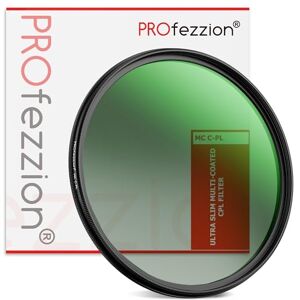 PROfezzion Filtro polarizador Circular de 58 mm para Canon EOS Rebel T7 T6 T8i T7i T6i T6s SL3 con EF-S 18-55 mm, Filtro polarizador Circular Ultra Delgado de Revestimiento múltiple 12 Capas CPL PROfezzion Filtro polarizador Circular de 58 mm para Canon EOS Rebel T7 T6 T8i T7i T6i T6s SL3 con EF-S 18-55 mm, Filtro polarizador Circular Ultra Delgado de Revestimiento múltiple 12 Capas CPL