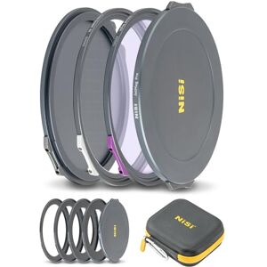 NiSi JetMag Pro 82MAG Night Kit, kit de filtro de lente magnético con filtros de visualización cruzados de noche natural y 4 puntos (4X), incluye adaptadores (67mm/72mm/77mm/82mm), tapas de NiSi JetMag Pro 82MAG Night Kit, kit de filtro de lente magnético con filtros de visualización cruzados de noche natural y 4 puntos (4X), incluye adaptadores (67mm/72mm/77mm/82mm), tapas de