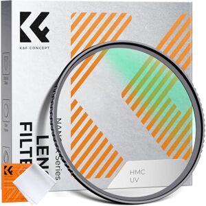K&F CONCEPT Filtro UV de 49 mm Ultra Delgado de óptica Japonesa de Revestimiento múltiple con Filtro de Lente de protección Ultravioleta con paño de Limpieza (Serie Nano-K) K&F CONCEPT Filtro UV de 49 mm Ultra Delgado de óptica Japonesa de Revestimiento múltiple con Filtro de Lente de protección Ultravioleta con paño de Limpieza (Serie Nano-K)