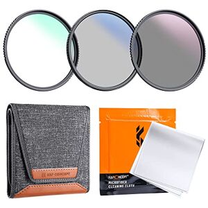 K&F CONCEPT Kit de filtro de lente UV/CPL/ND de 52 mm (3 piezas) con 18 recubrimientos multicapa, filtro UV + filtro polarizador + filtro de densidad neutra (ND4) + paño de limpieza de lentes + filtro K&F CONCEPT Kit de filtro de lente UV/CPL/ND de 52 mm (3 piezas) con 18 recubrimientos multicapa, filtro UV + filtro polarizador + filtro de densidad neutra (ND4) + paño de limpieza de lentes + filtro