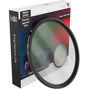 Reflex Camera REFLEX Cámara negra de 1/4 pulgadas, efecto de difusión suave de alta calidad para brillo cinematográfico y contraste reducido en cámaras DSLR y sin espejo (filtro de 62 mm Black Mist 1/4) Reflex Camera REFLEX Cámara negra de 1/4 pulgadas, efecto de difusión suave de alta calidad para brillo cinematográfico y contraste reducido en cámaras DSLR y sin espejo (filtro de 62 mm Black Mist 1/4)