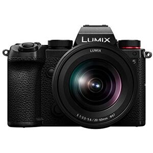 Panasonic LUMIX S5 Cámara sin espejo de fotograma completo, grabación de video 4K 60P con visualización abatible y WiFi, lente LUMIX S 20-60 mm F3.5-5.6, montaje en L, 5 ejes Dual I.S., DC-S5KK (negro) Panasonic LUMIX S5 Cámara sin espejo de fotograma completo, grabación de video 4K 60P con visualización abatible y WiFi, lente LUMIX S 20-60 mm F3.5-5.6, montaje en L, 5 ejes Dual I.S., DC-S5KK (negro)