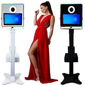 WideMeet Cámara de fotos DSLR portátil de 15.6 pulgadas con pantalla táctil para fotobooth con funda de vuelo para eventos de fiesta de boda (15.6 pulgadas (blanco) WideMeet Cámara de fotos DSLR portátil de 15.6 pulgadas con pantalla táctil para fotobooth con funda de vuelo para eventos de fiesta de boda (15.6 pulgadas (blanco)