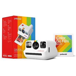 Polaroid Go Generation 2 Mini cámara instantánea + Paquete de película (16 Fotos Incluidas) Blanco (6282) Polaroid Go Generation 2 Mini cámara instantánea + Paquete de película (16 Fotos Incluidas) Blanco (6282)