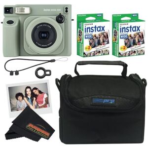 Fujifilm INSTAX Wide 400 Cámara instantánea Verde salvia (cámara con 2 paquetes dobles anchos + bolsa) Fujifilm INSTAX Wide 400 Cámara instantánea Verde salvia (cámara con 2 paquetes dobles anchos + bolsa)
