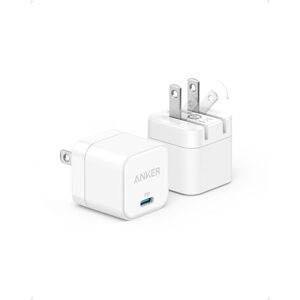 Anker Cargador USB C, paquete de 2 cargadores rápidos con enchufe plegable, PowerPort III 20 W cargador de cubeta para iPhone 14/14 Plus/14 Pro/14 Pro Max/13, Galaxy, Pixel 4/3, iPad/iPad Mini y más (cable no incluido) Anker Cargador USB C, paquete de 2 cargadores rápidos con enchufe plegable, PowerPort III 20 W cargador de cubeta para iPhone 14/14 Plus/14 Pro/14 Pro Max/13, Galaxy, Pixel 4/3, iPad/iPad Mini y más (cable no incluido)