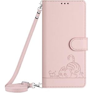 mouyenhobei Funda para Samsung S23FE 5G Piel con tarjeteros Protectora Funda para SMS23FE5G Simpática funda de Caricatura lindo gatito lindo gato patrón caso del teléfono con Tapa gnética integrada (Pink) mouyenhobei Funda para Samsung S23FE 5G Piel con tarjeteros Protectora Funda para SMS23FE5G Simpática funda de Caricatura lindo gatito lindo gato patrón caso del teléfono con Tapa gnética integrada (Pink)