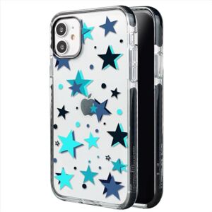 INSTACASE Funda Compatible con iPhone 12 Mini Carcasa Uso Rudo Estrellas Azules, Protector Compatible con iPhone 12 Mini para Mujer, Case Estrella Borde Negro INSTACASE Funda Compatible con iPhone 12 Mini Carcasa Uso Rudo Estrellas Azules, Protector Compatible con iPhone 12 Mini para Mujer, Case Estrella Borde Negro