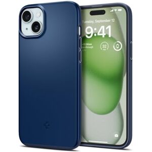 Spigen Thin Fit Case Compatible con Apple iPhone 15 Plus Funda Navy Blue Spigen Thin Fit Case Compatible con Apple iPhone 15 Plus Funda Navy Blue